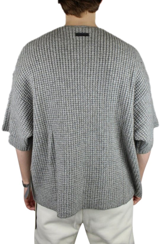 Fear of God Essentials Heavy Waffle Short Sleeve 'Dark Heather'