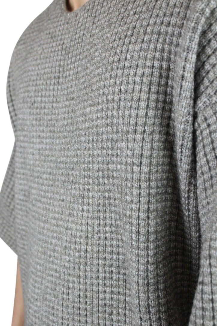 Fear of God Essentials Heavy Waffle Short Sleeve 'Dark Heather'