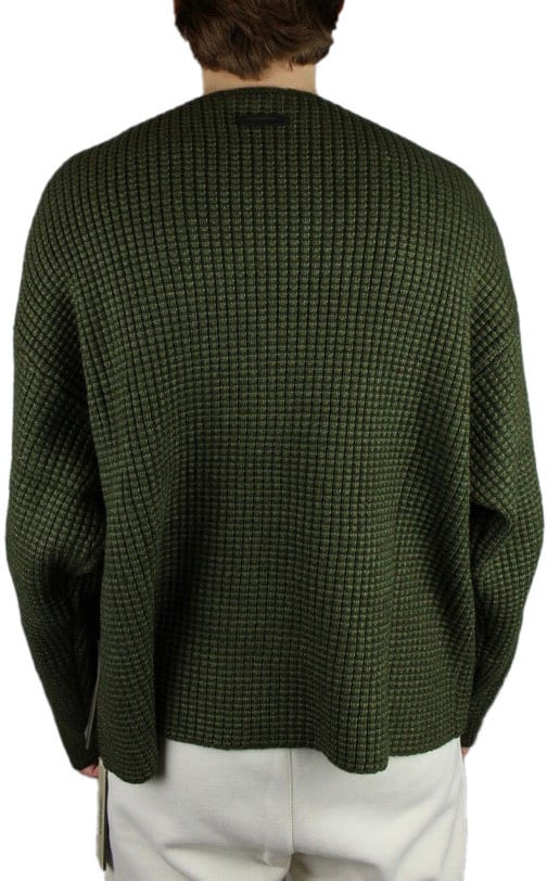 Fear of God Essentials Heavy Waffle Crewneck 'Military'