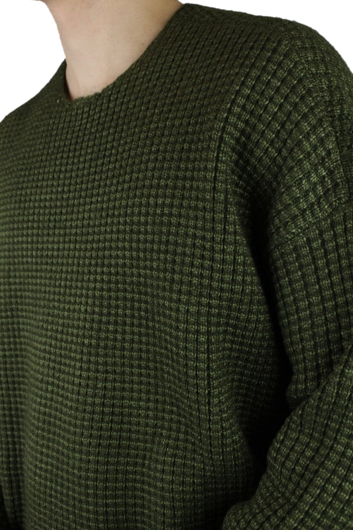 Fear of God Essentials Heavy Waffle Crewneck 'Military'