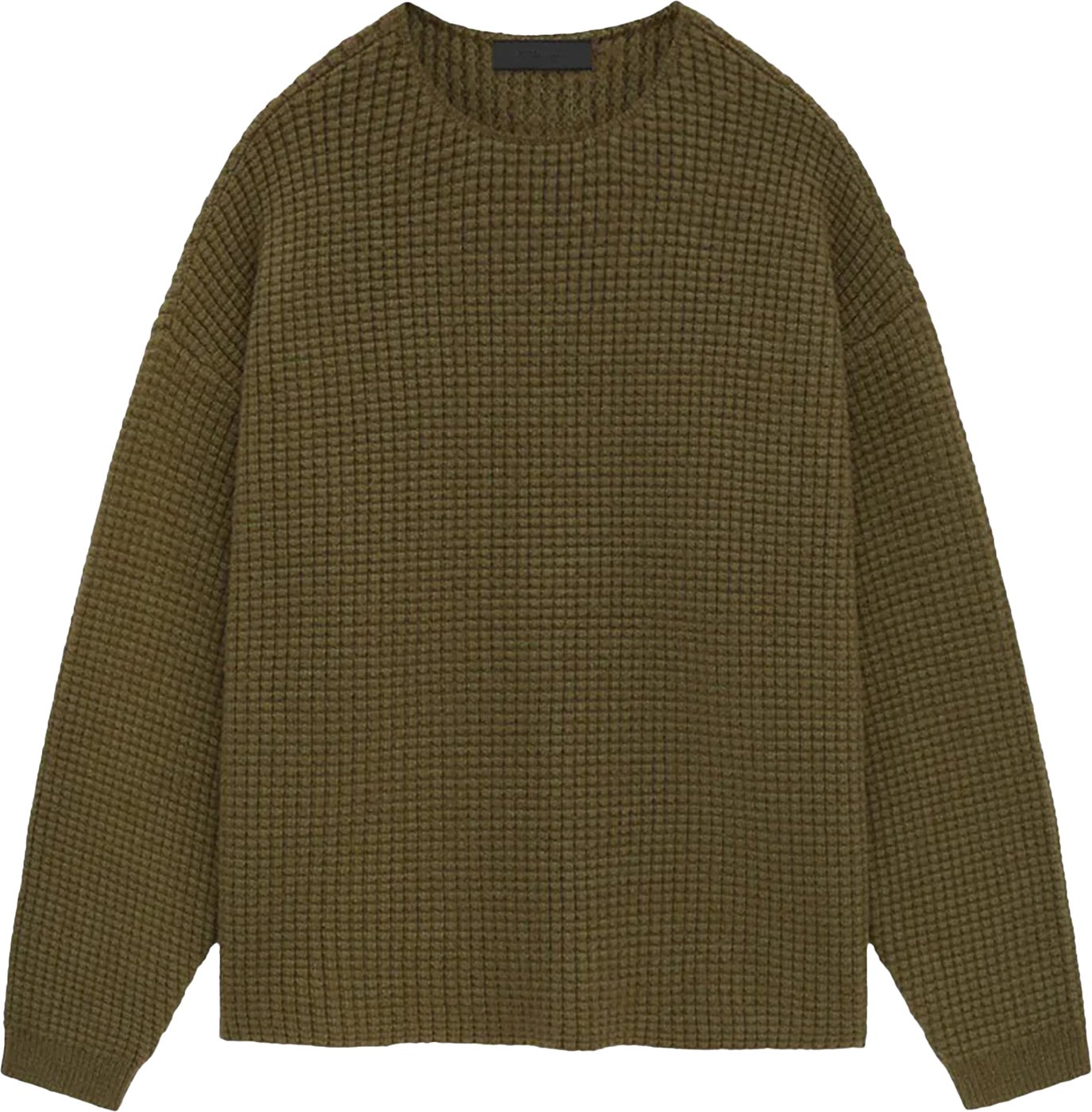 Fear of God Essentials Heavy Waffle Crewneck 'Military'