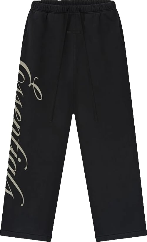 Fear of God Essentials Heavy Fleece Lounge Sweatpants 'Vintage Black'