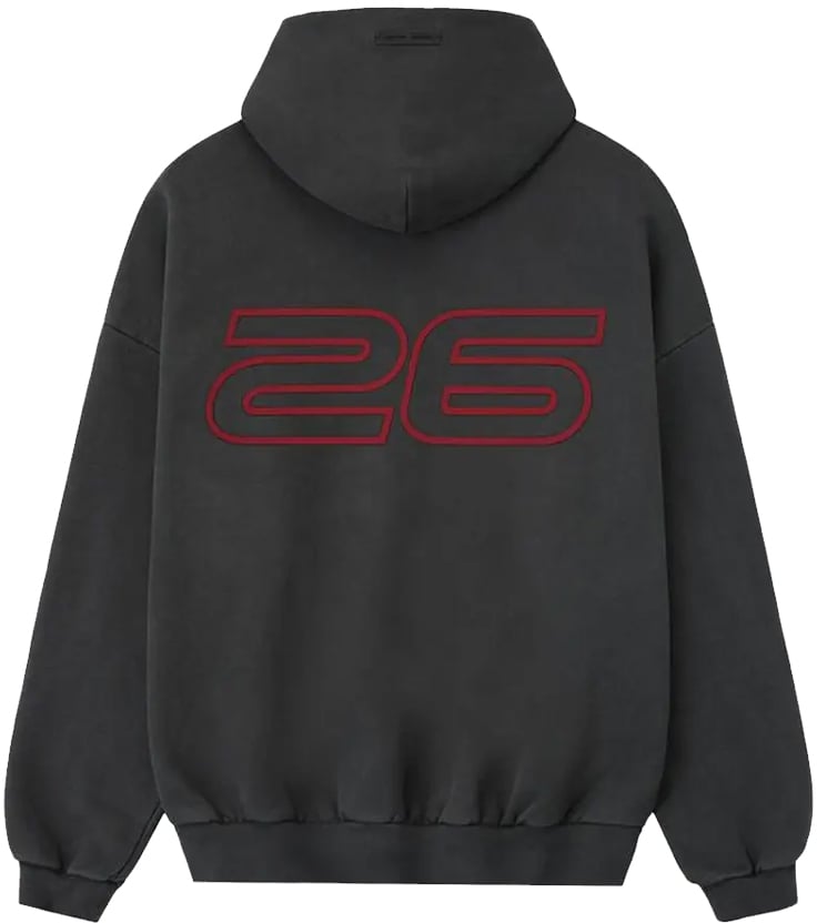 Fear of God Essentials Heavy Fleece 90s Hoodie 'Iron Grey'