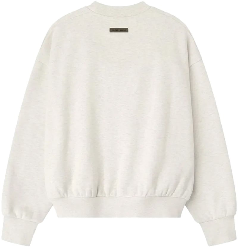 Fear of God Essentials Embossed Classic Crewneck 'Oatmeal Heather'