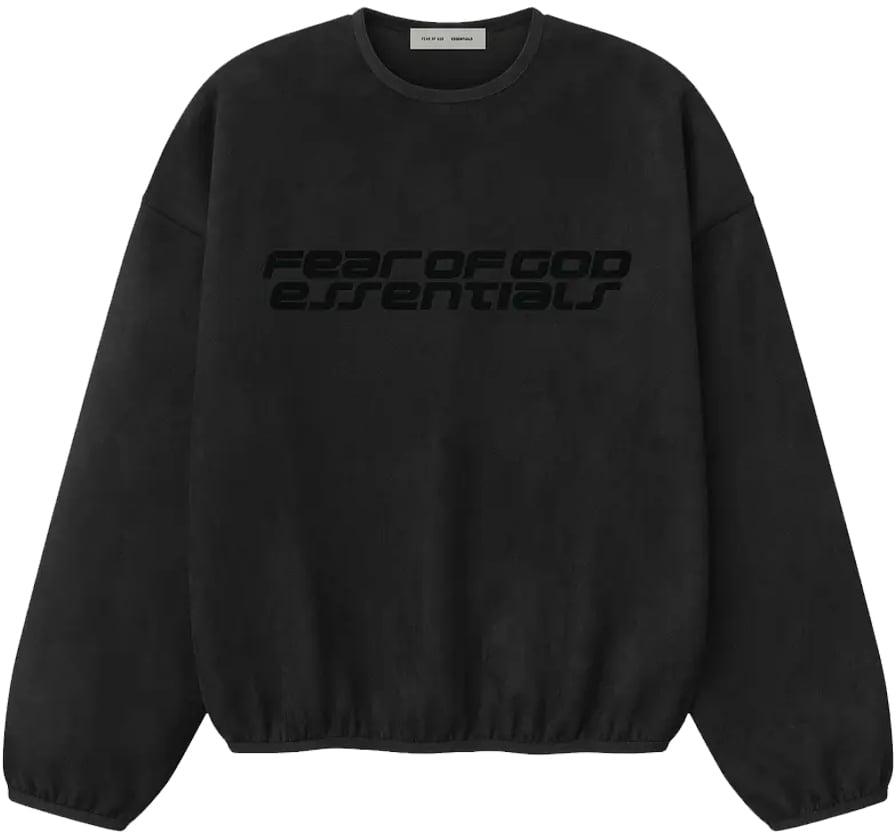 Fear of God Essentials Modern Crewneck Sweatshirt 'Vintage Black'