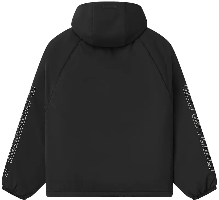 Fear of God Essentials Nylon Half Zip Anorak 'Vintage Black'