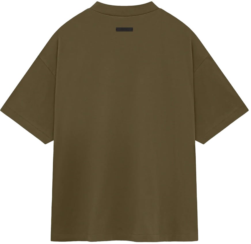 Fear of God Essentials Jersey Crewneck Tee 'Olijf'