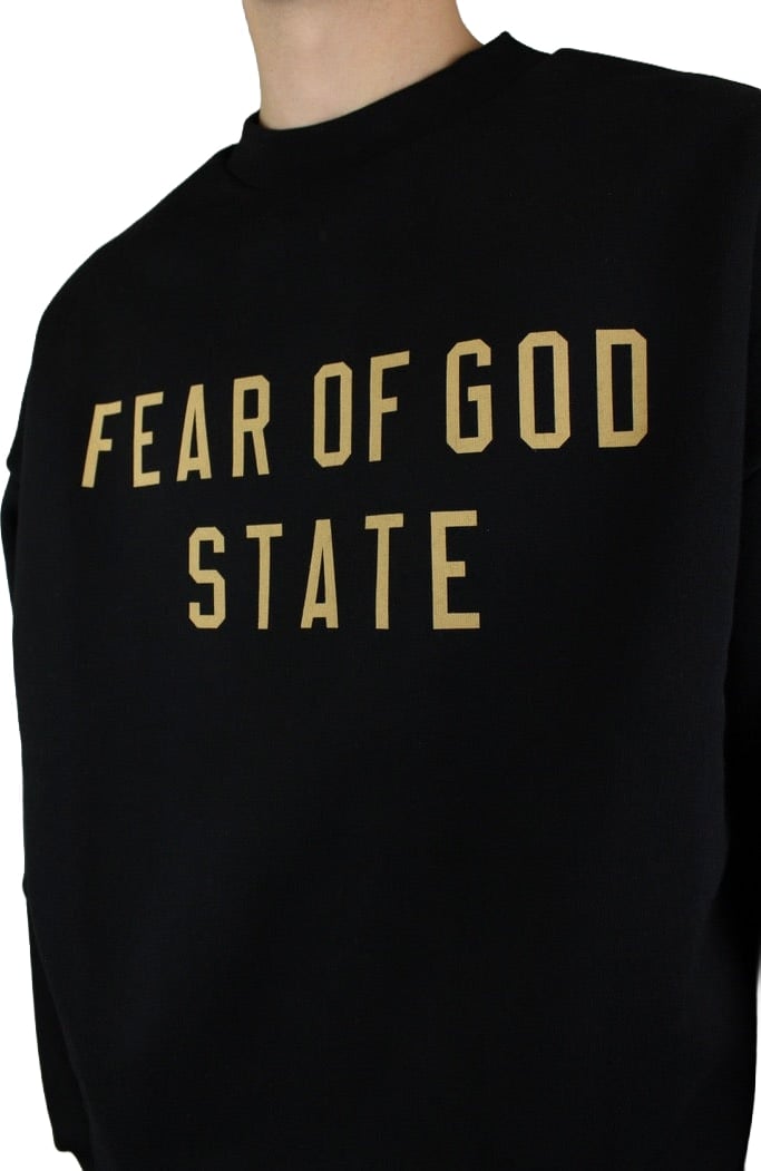 Fear of God Essentials Heavy Fleece Crewneck 'Zwart'