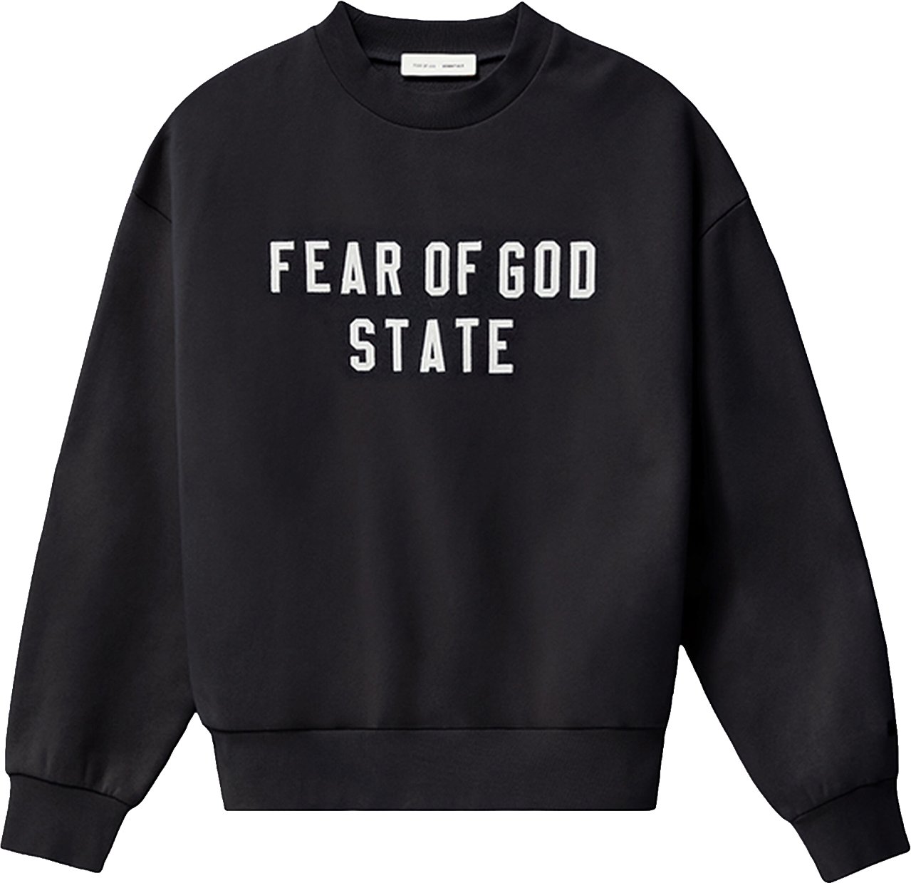Fear of God State Fleece Crewneck FW24TC03 1100 Black/White