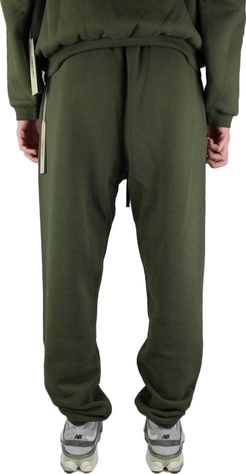 Fear of God Essentials Fleece Joggingbroek 'Militair'