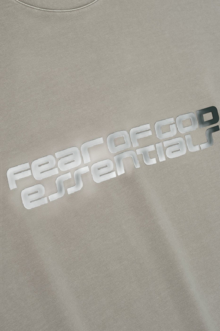 Fear of God Essentials 90s Tee in Smoke Grey