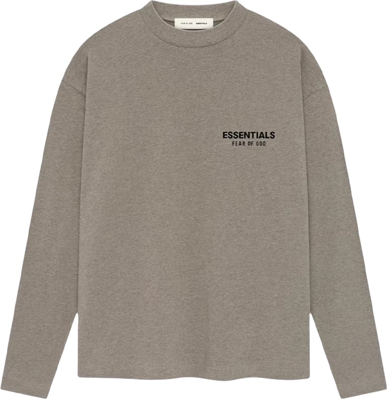 Fear of God Fear of God Essentials Classic Long-Sleeve Tee 125AS254201F Heather