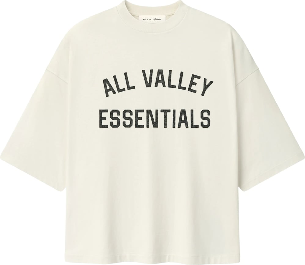 Fear of God Essentials Merch Tee Boxy Fit Ivory