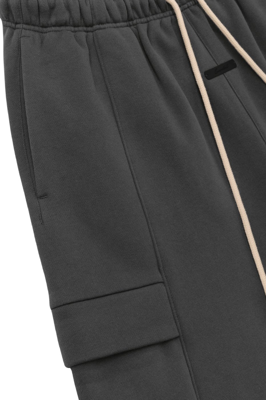 Fear of God Fleece Cargo Basketball Shorts Iron Grey
