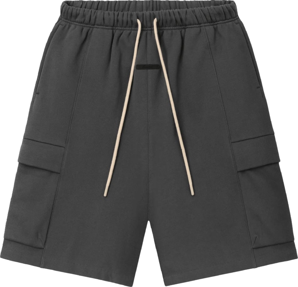 Fear of God Fleece Cargo Basketball Shorts Iron Grey