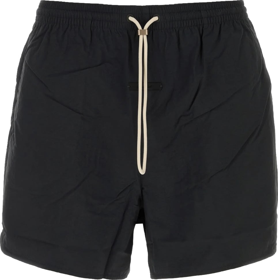 Fear of God Essential Black nylon swimming shorts