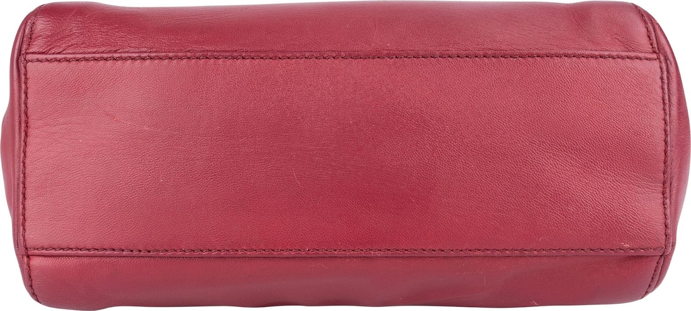 Fendi Leather Peekaboo Mini Handbag
