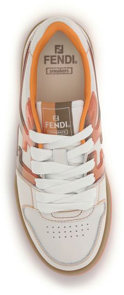 Fendi Multicolor Leather Athletic Sneakers