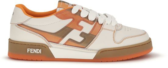 Fendi Multicolor Leather Athletic Sneakers