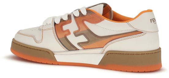 Fendi Multicolor Leather Athletic Sneakers