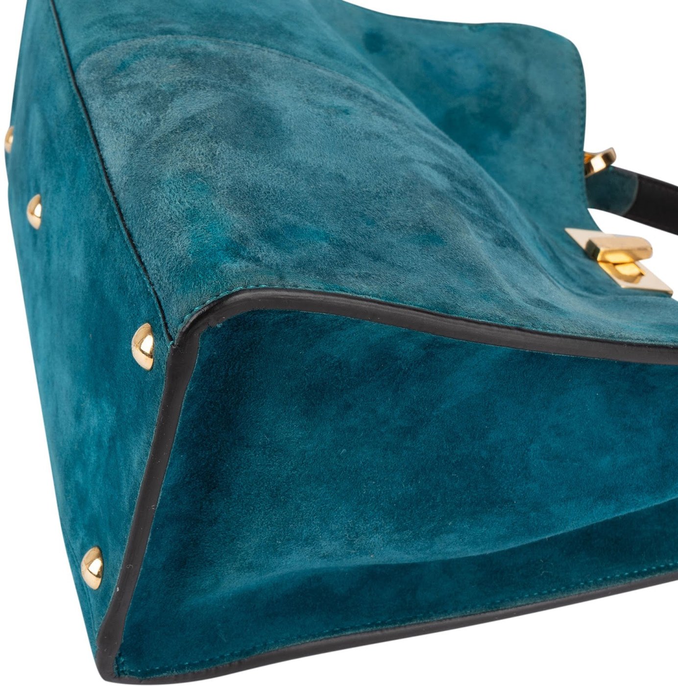 Fendi Suede Peekaboo Handbag
