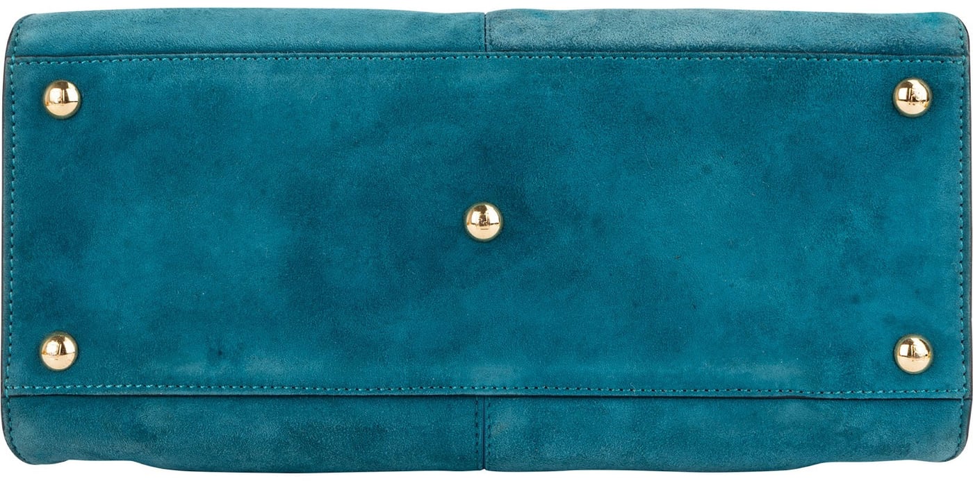 Fendi Suede Peekaboo Handbag