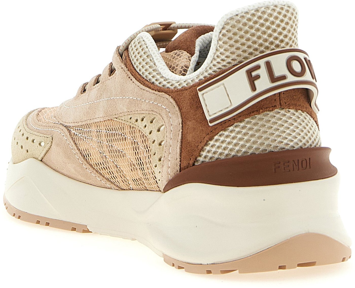 Fendi Multicolor Polyamide Athletic Sneakers