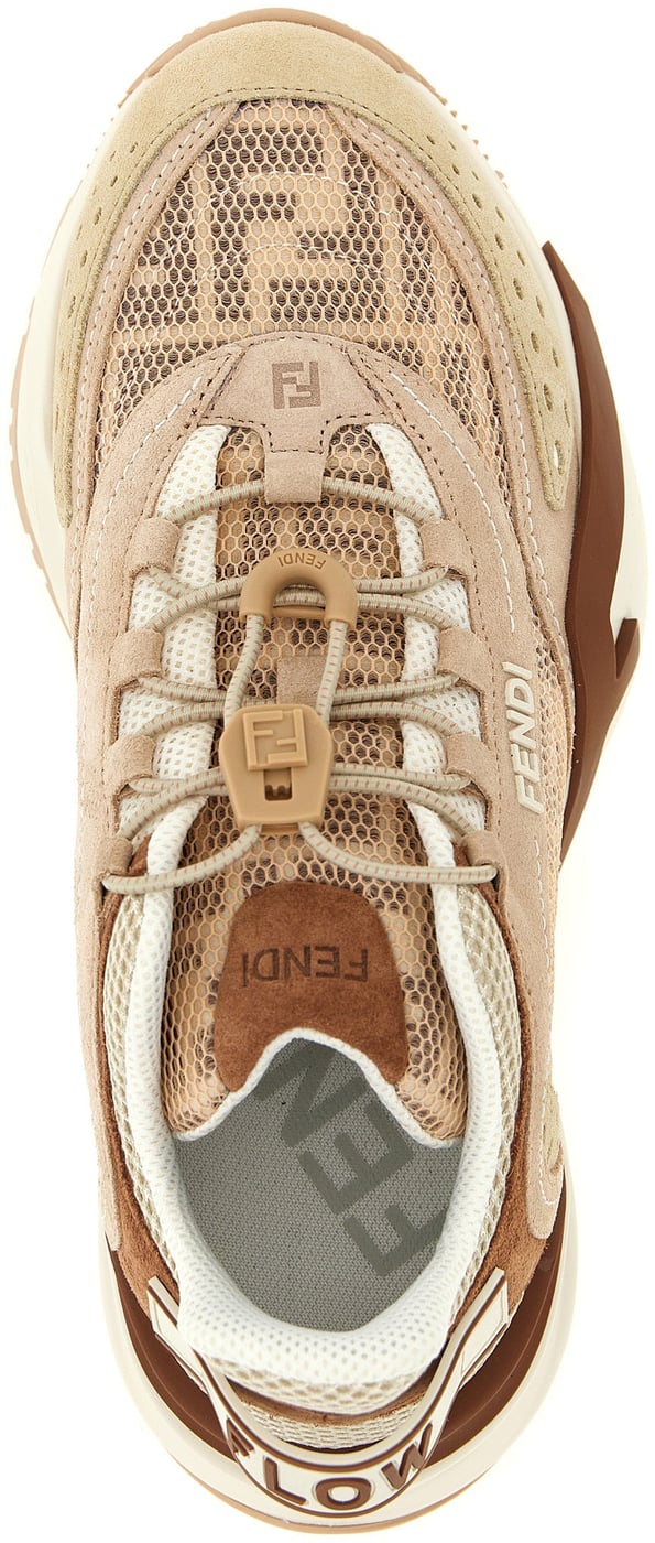 Fendi Multicolor Polyamide Athletic Sneakers