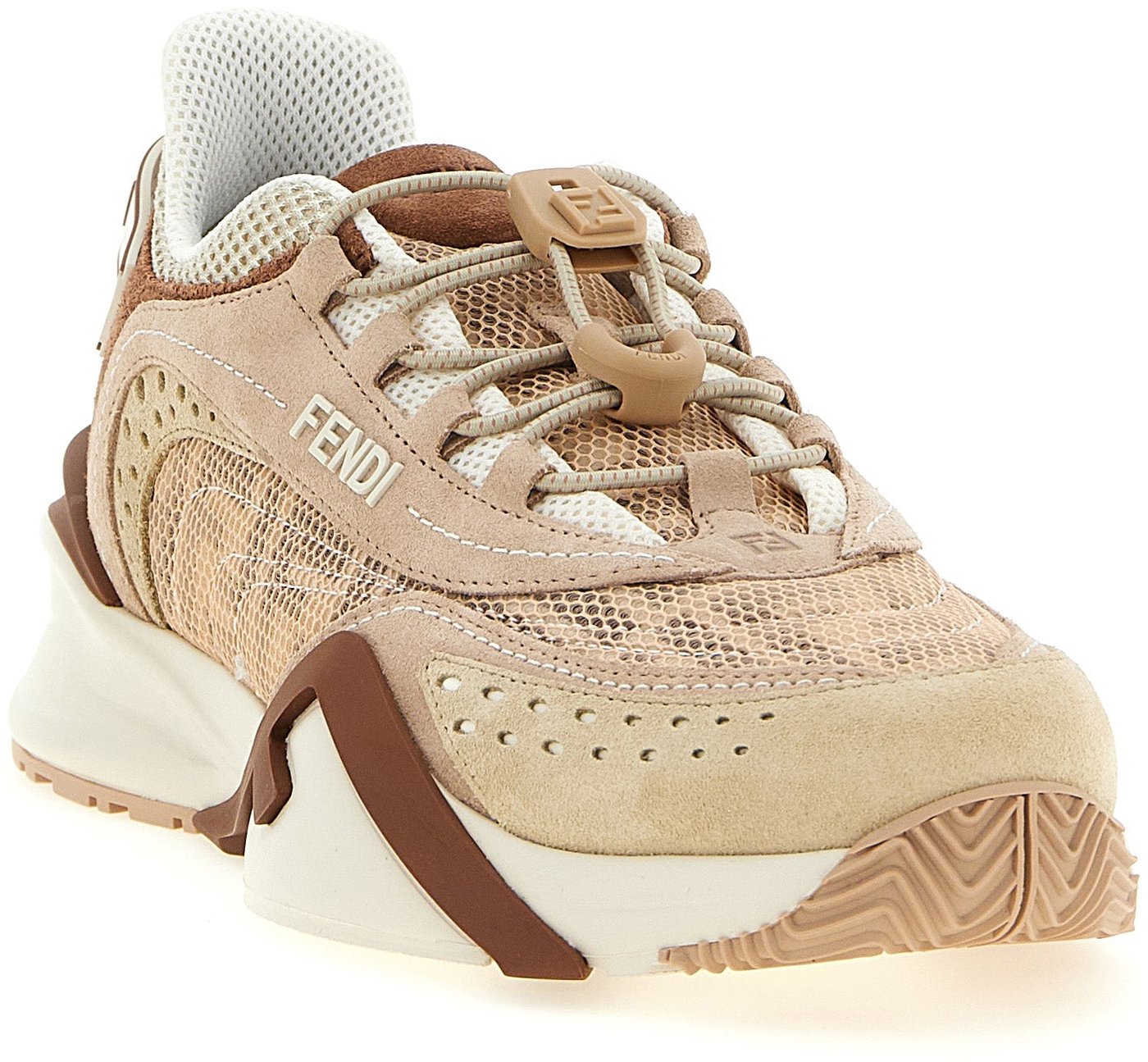 Fendi Multicolor Polyamide Athletic Sneakers