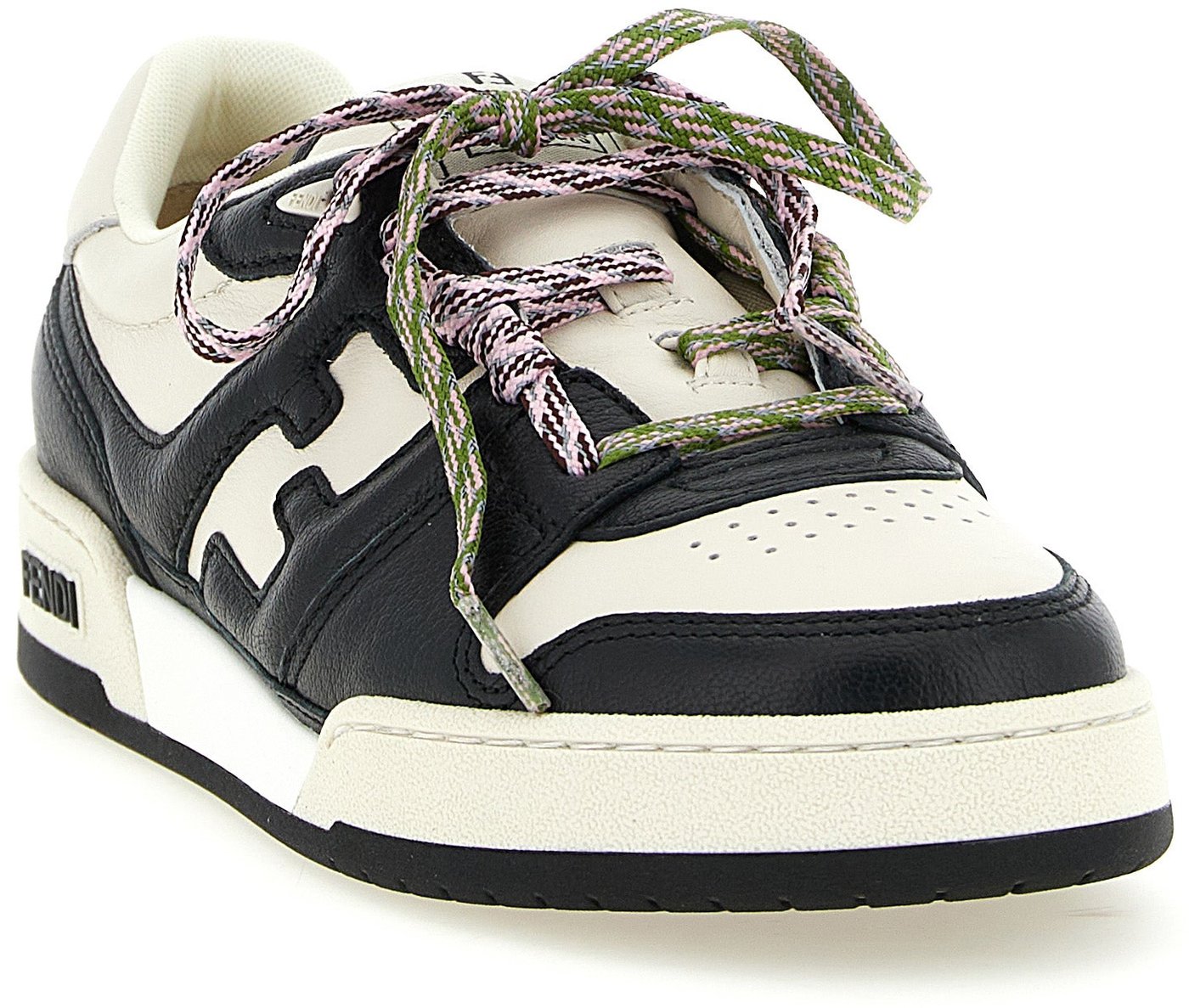 Fendi Bicolor Calfskin Athletic Sneakers