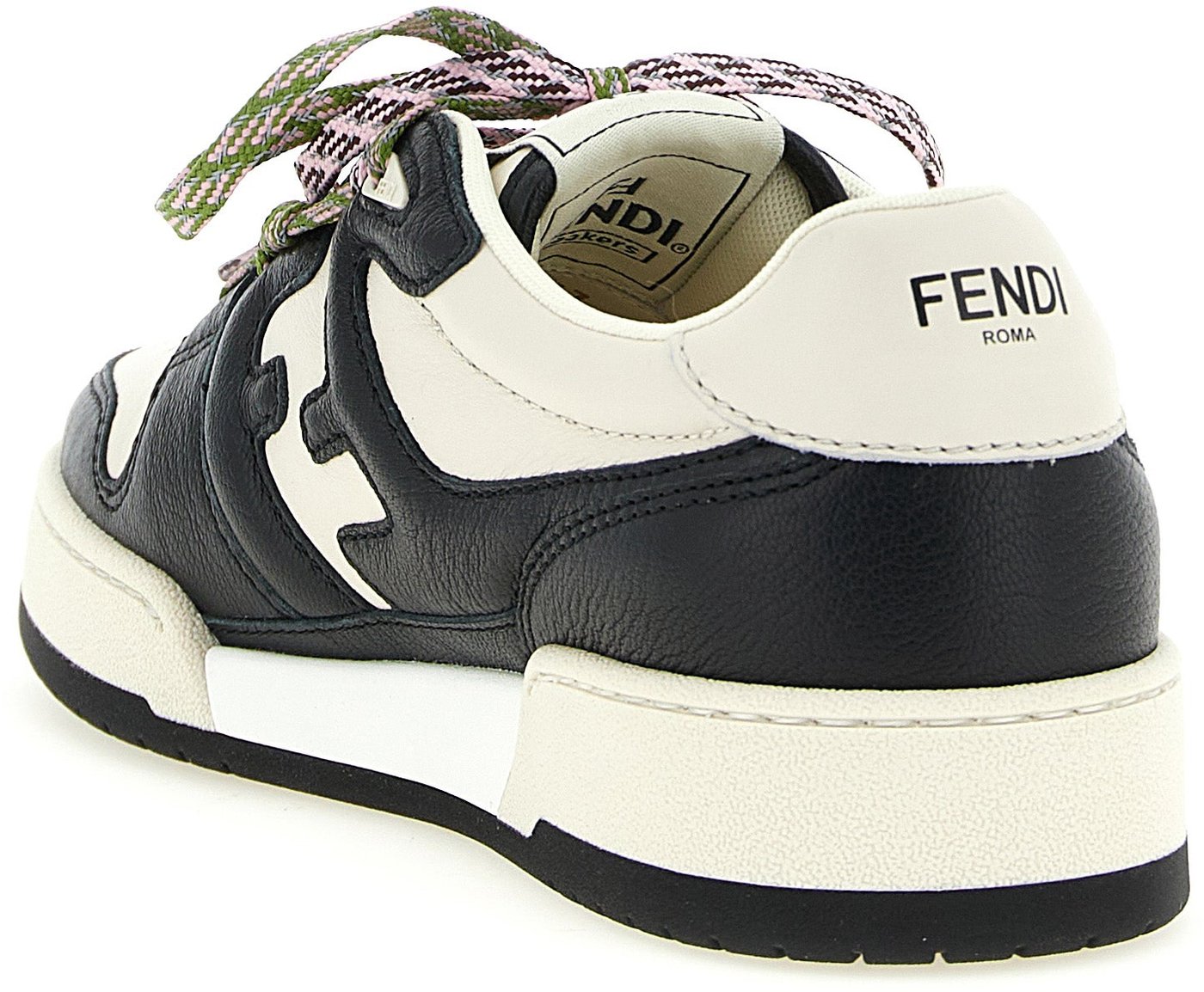 Fendi Bicolor Calfskin Athletic Sneakers