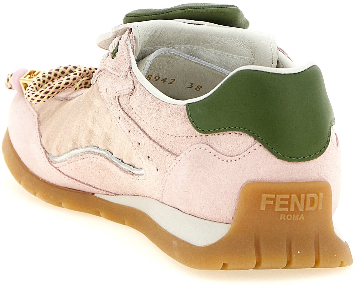 Fendi Multicolor Calfskin Athletic Sneakers