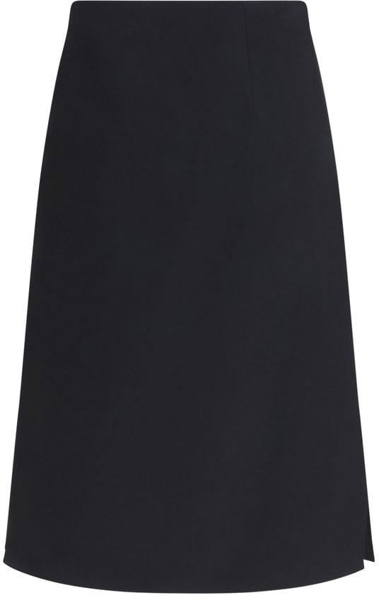 Sleek Black Skirt with Minimalist Design