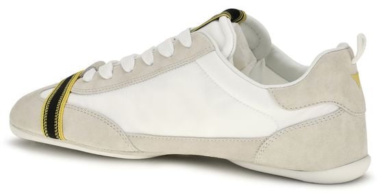 Fendi Gray Fabric Athletic Sneakers