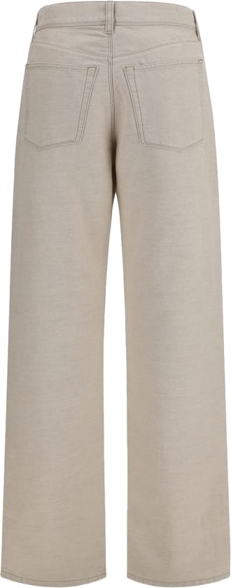 Fendi Beige Cotton Jeans Denim