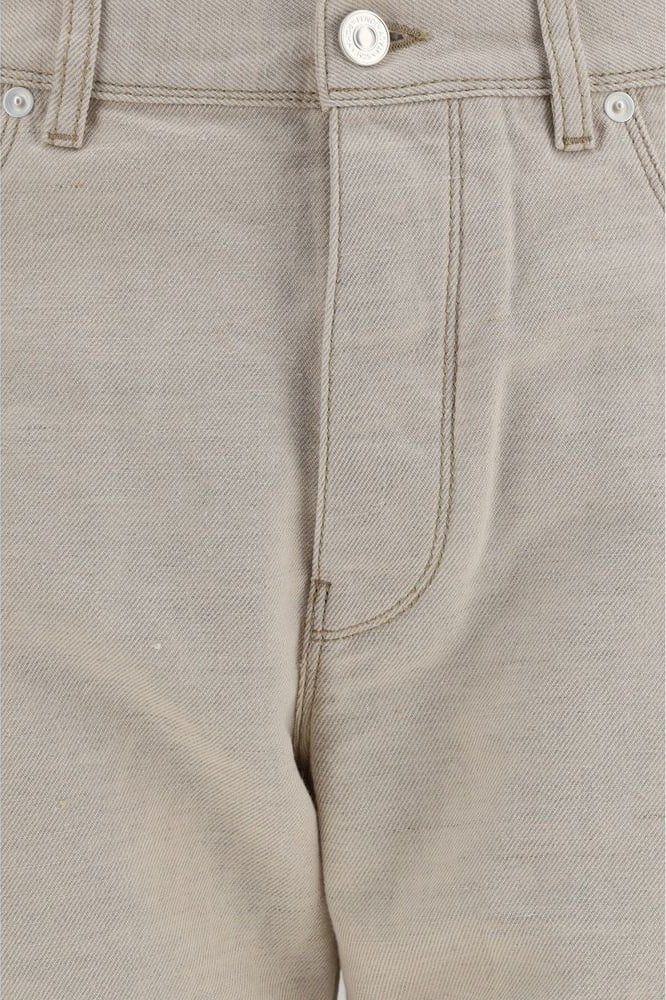 Fendi Beige Cotton Jeans Denim
