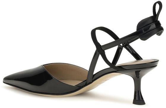 Fendi Black Calf Leather Bos Taurus Pumps