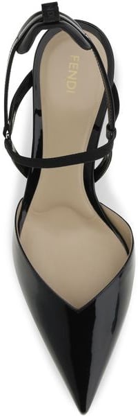 Fendi Black Calf Leather Bos Taurus Pumps