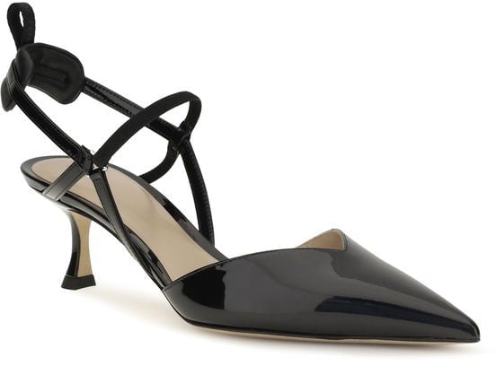 Fendi Black Calf Leather Bos Taurus Pumps