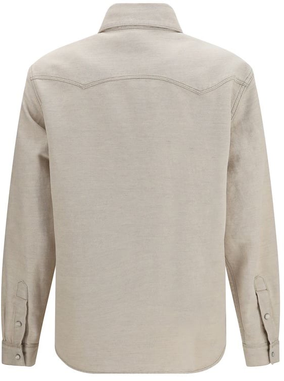 Fendi Beige Denim Shirt