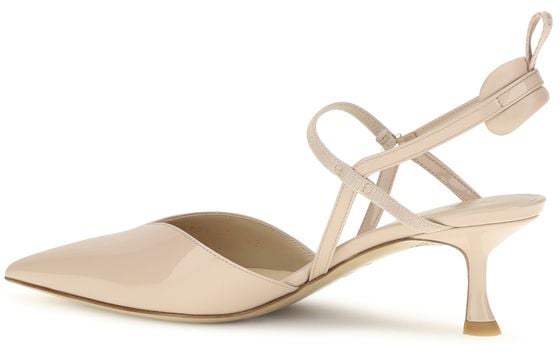 Fendi Beige Calf Leather Bos Taurus Pumps
