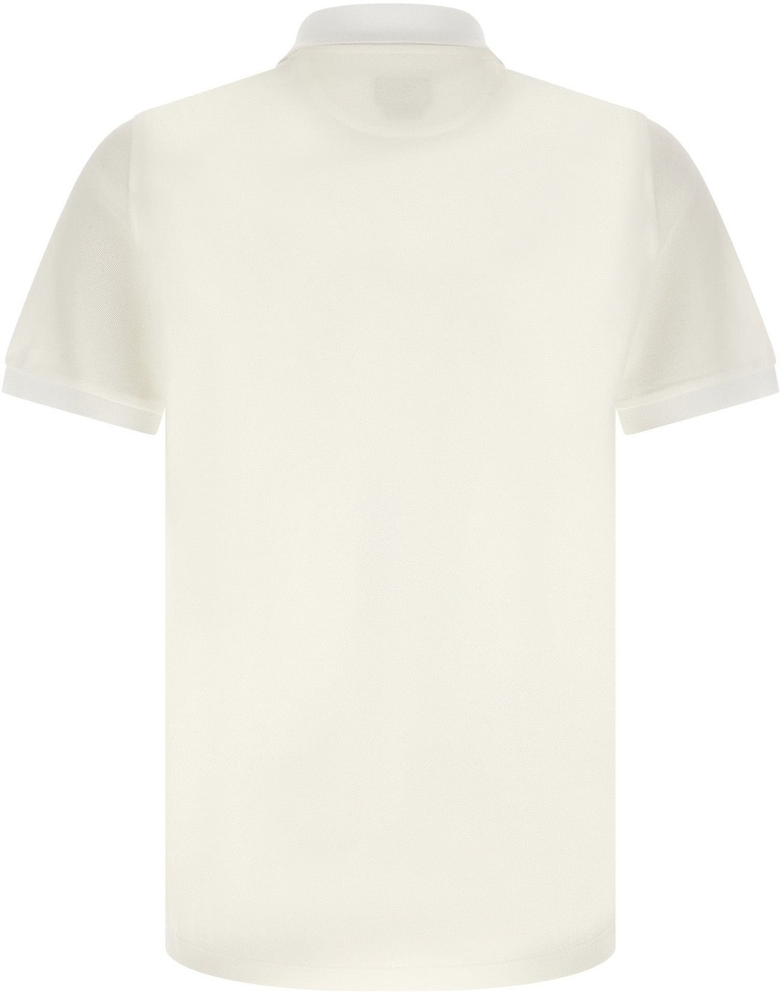 Fendi White Cotton Polo Shirt