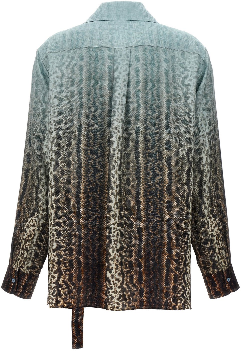 Fendi Multicolor Silk Blouse