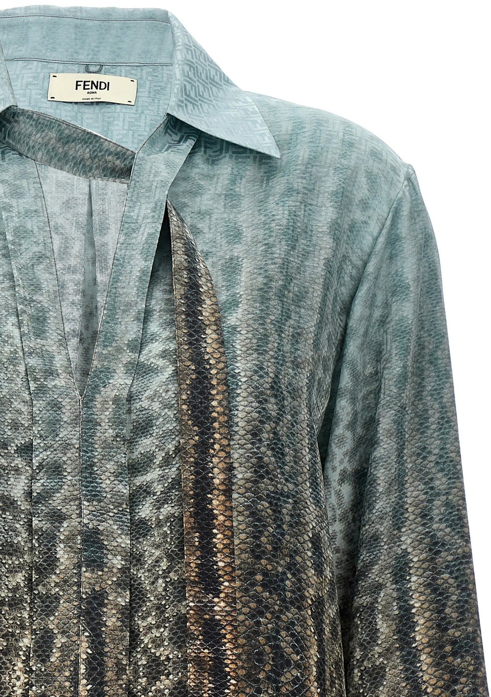 Fendi Multicolor Silk Blouse