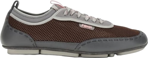Fendi Multicolor Calf Leather Bos Taurus Athletic Sneakers