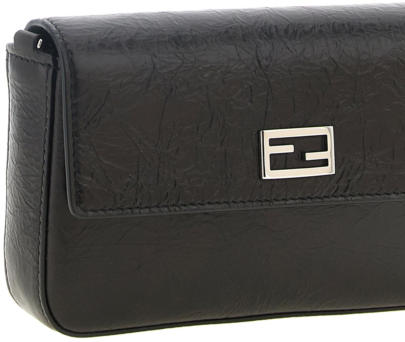 Fendi Black Calfskin Cardholder