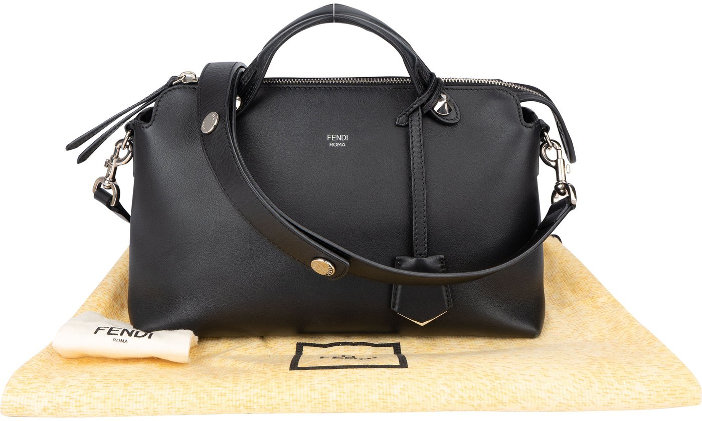 Fendi Black Leather By The Way Handbag