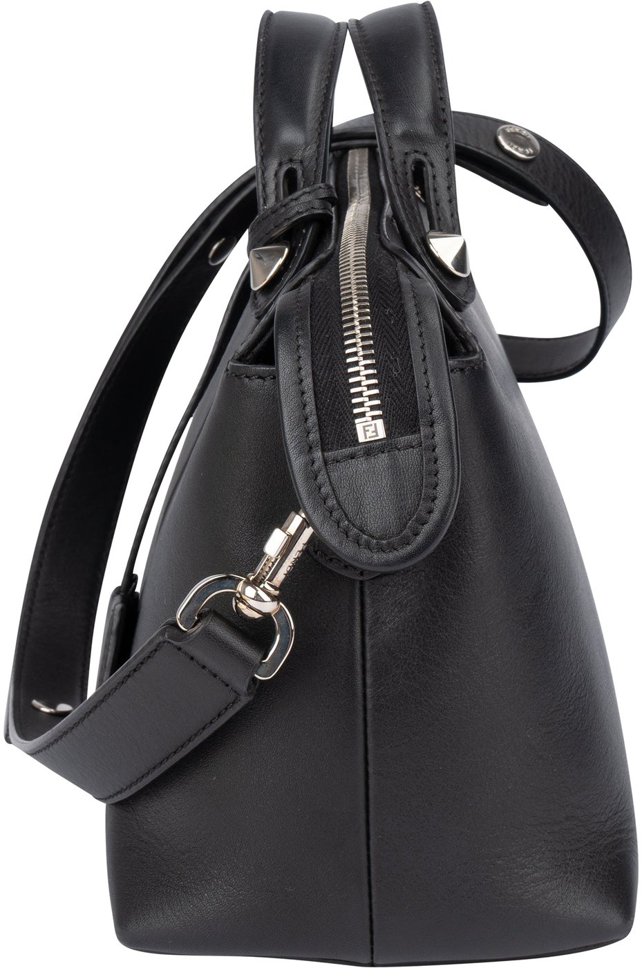 Fendi Black Leather By The Way Handbag