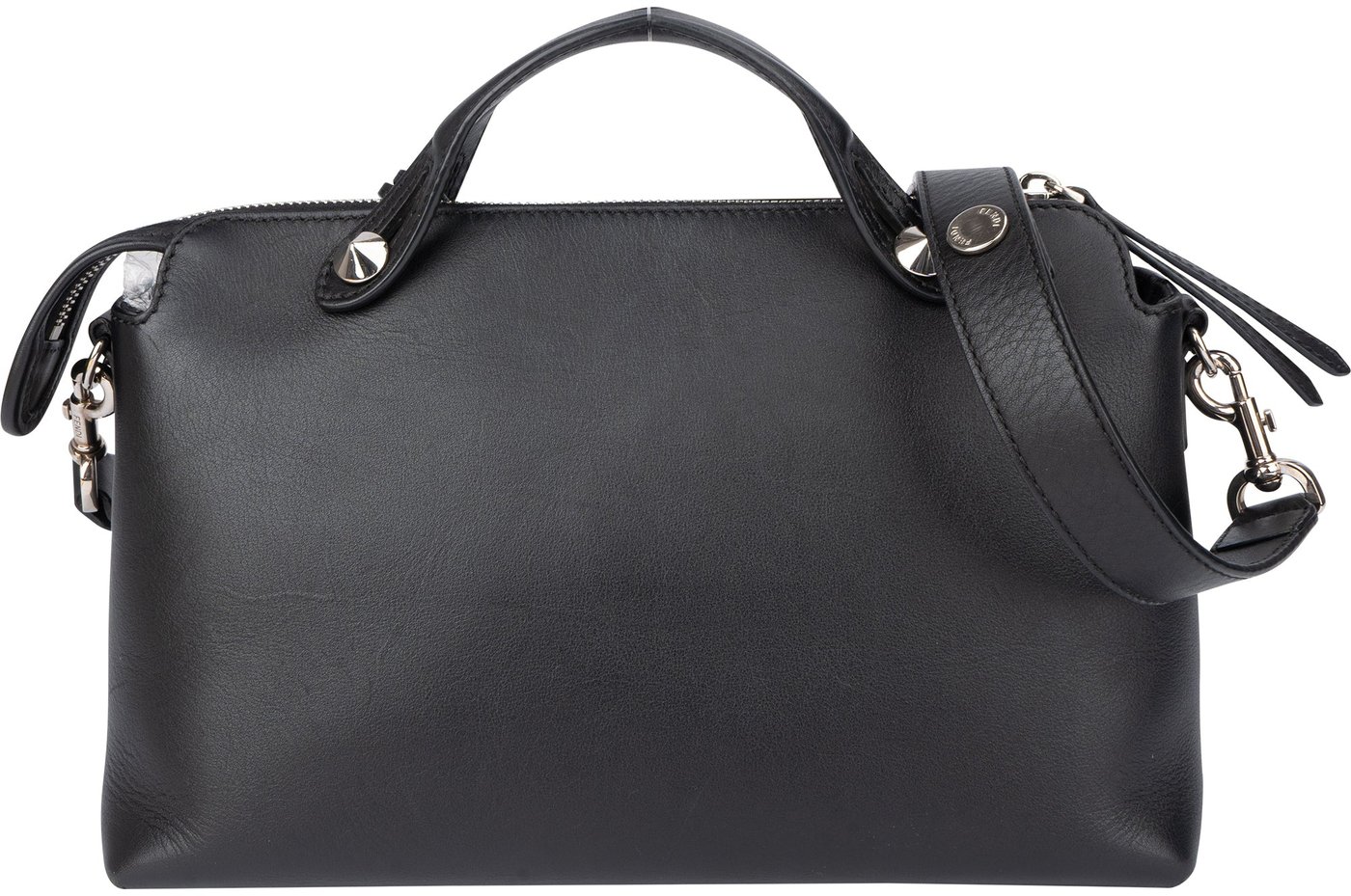 Fendi Black Leather By The Way Handbag
