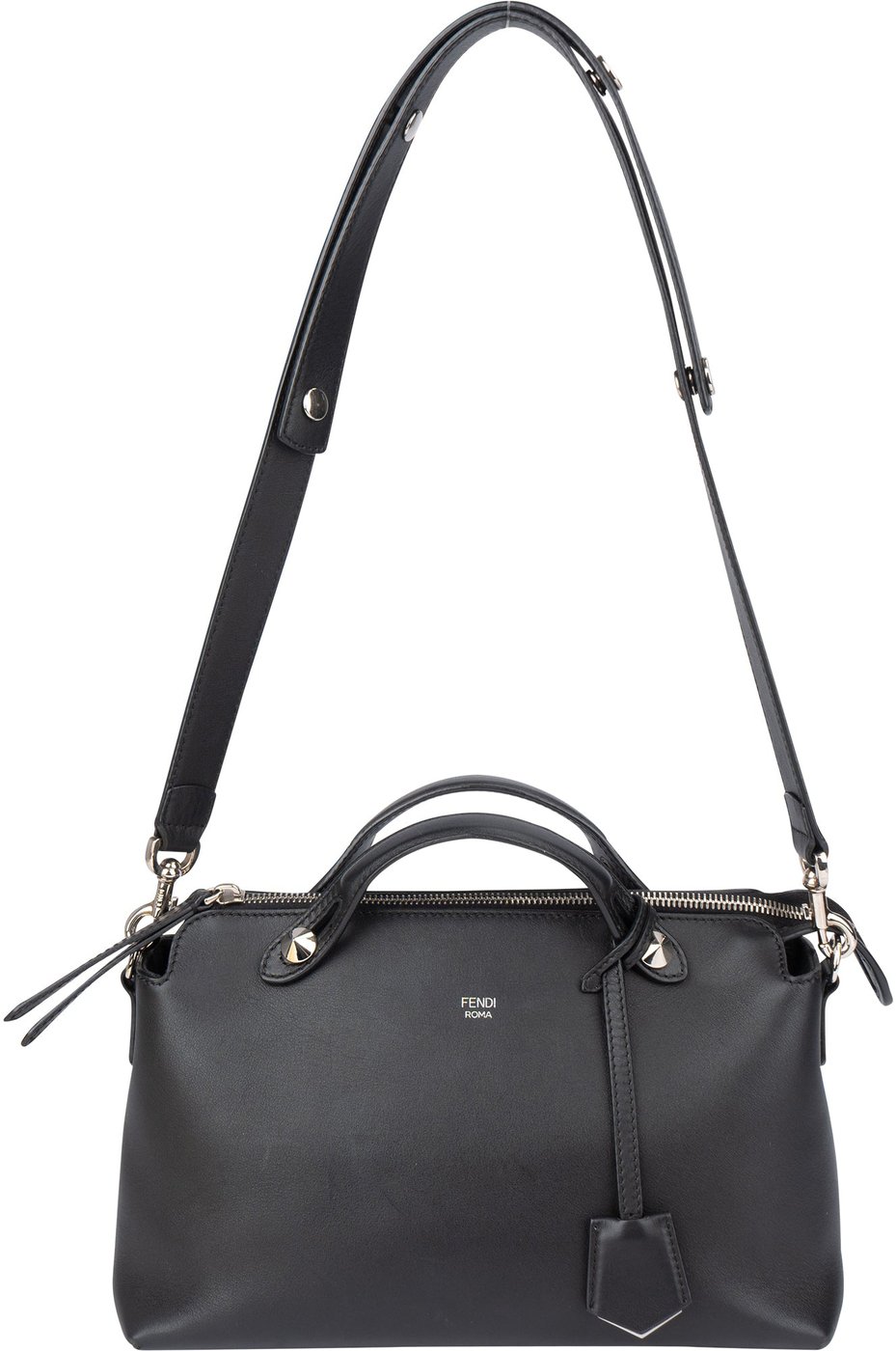 Fendi Black Leather By The Way Handbag